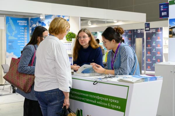 На выставке Tech-textile Крокус-Экспо
