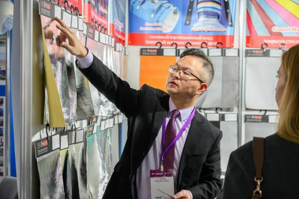 На выставке Tech-textile Крокус-Экспо