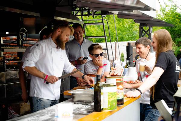 на фестивале Завтрак Шефа