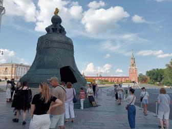 Царь-колокол в московском Кремле