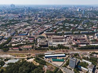 Вид на Москву с высоты 340 метров Вид на Москву с высоты 340 метров